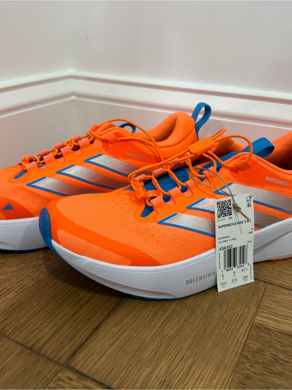 NWT Adidas Supernova Rise 3 Adaptive Running Shoes Women’s 10.5 Orange